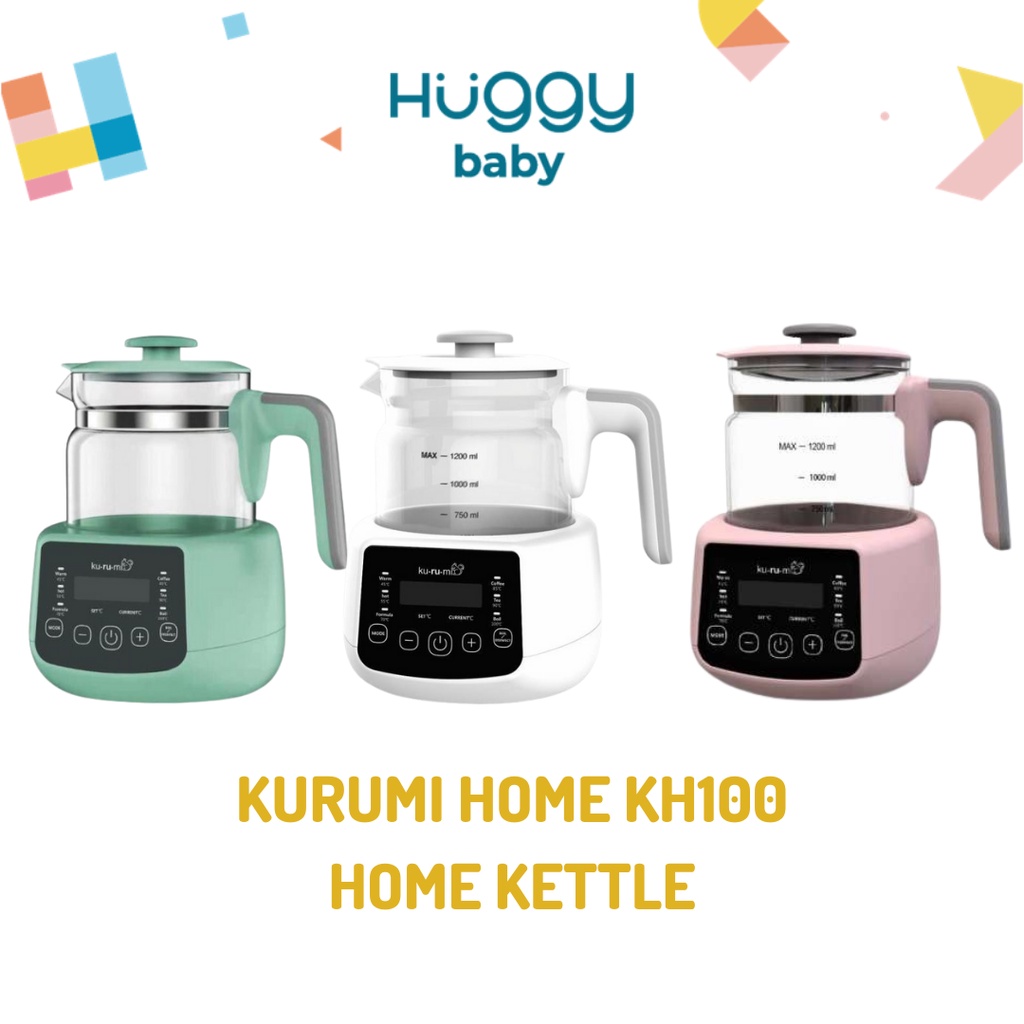 KURUMI Home Kettle KH 100 / Smart Kettle / Pemanas Air Elektrik