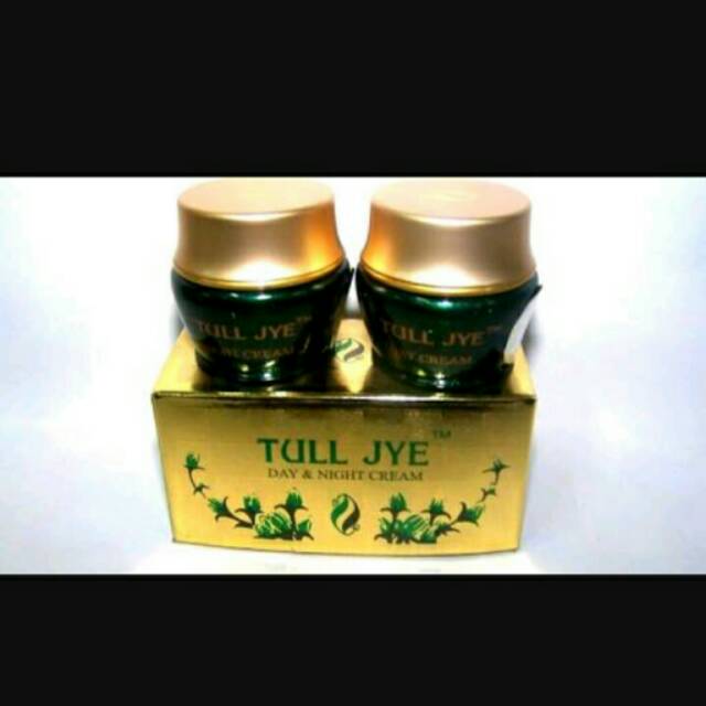 Tull jye set hijau siang malam ori