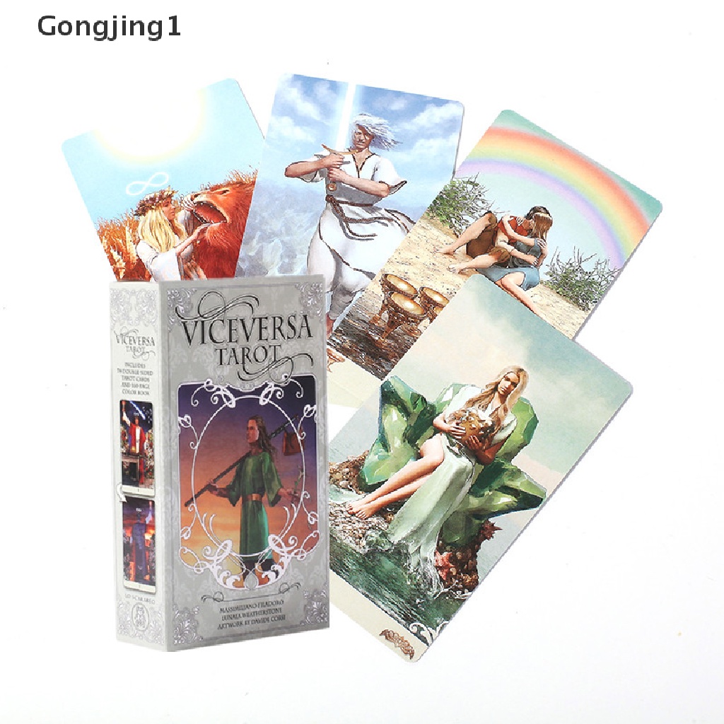 Gongjing1 78pcs Kartu Tarot Untuk Permainan Keluarga