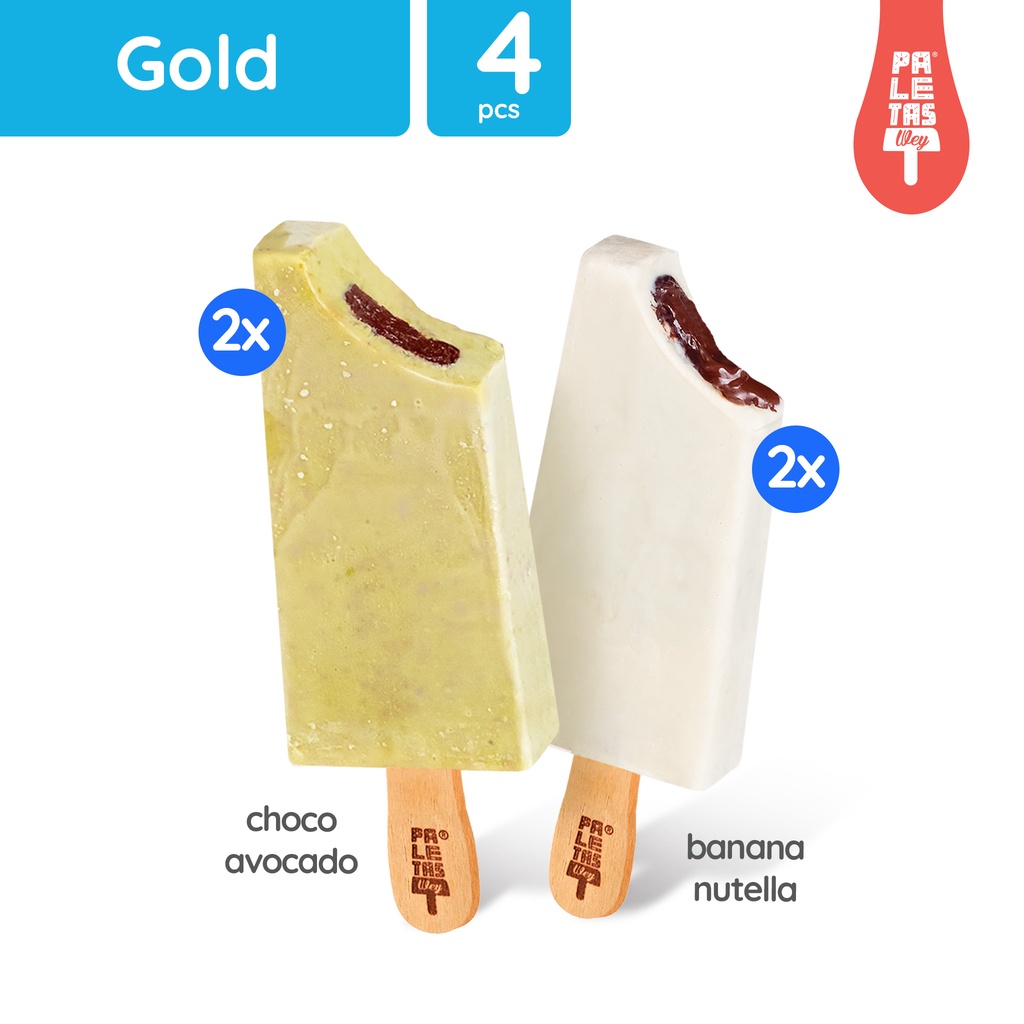 

Es Krim Paletas Wey 2 Banana Nutella & 2 Choco Avocado