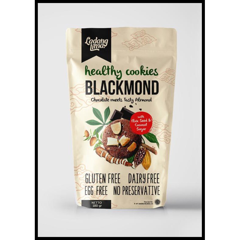 

HOT DEAL LADANG LIMA, GLUTEN FREE BLACKMOND COOKIES (180 GR) !