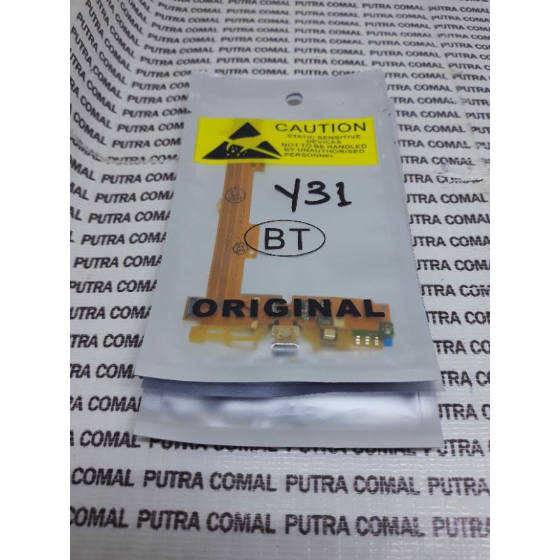 VIVO Y31 VERSI LAMA FLEXIBLE FLEXIBEL PCB KONEKTOR CONEKTOR MIC MIK PORT USB CAS CHARGER VIVO Y31 LA