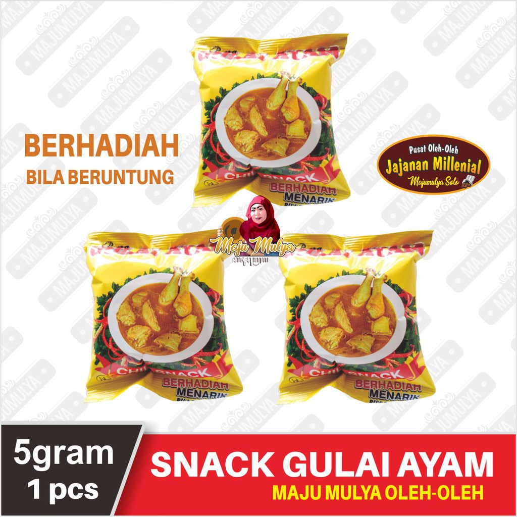 Gulai Ayam Jajanan Jadul Camilan Tempo Doeloe Snack Jaman Dulu Makanan Ringan Berhadiah Shopee Indonesia