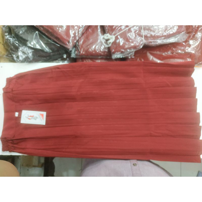 Rok SD Lipat Keliling (Rempel) Bahan Sanwos/ Twist