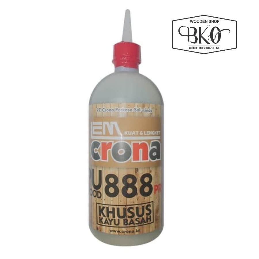 

Crona PU 888 500gr untuk kayu basah lem kayu basah Wood glue