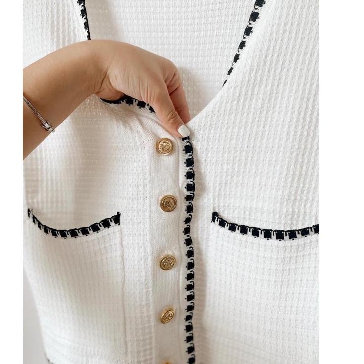 Recomended Jisoo Cardigan / Cardigan Rajut Korea Vintage