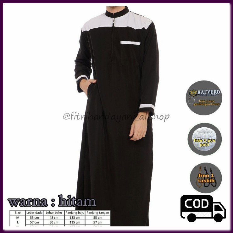 Jubah Pria Murah Pria Modern Fashion Muslim Gamis Dewasa Lebaran  DM654 Baju Jubah Al Hafuza