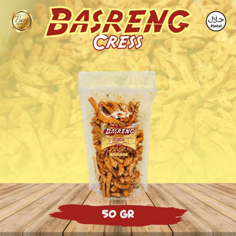 

BASRENG CRESS PEDAS DAUN JERUK Kemasan 50 gram