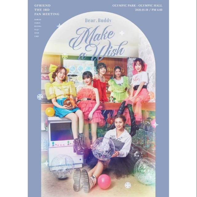 [Ready stock] ID Photo official merchandise 3rd GFRIEND Fanmeeting (Sharing)