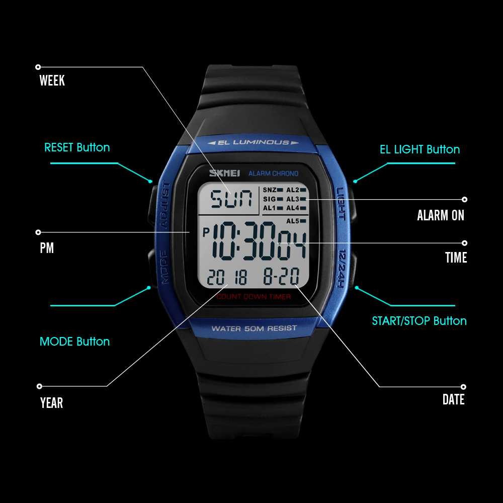 SKMEI Jam Tangan Digital Pria - 1278