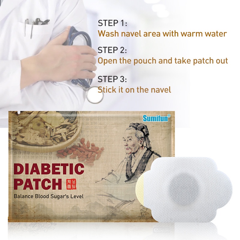 Koyo Diabetic Sumifun Patch Diabetes Patch Penurun Gula Darah Koyo Diabetic Diabetes-6 Patches