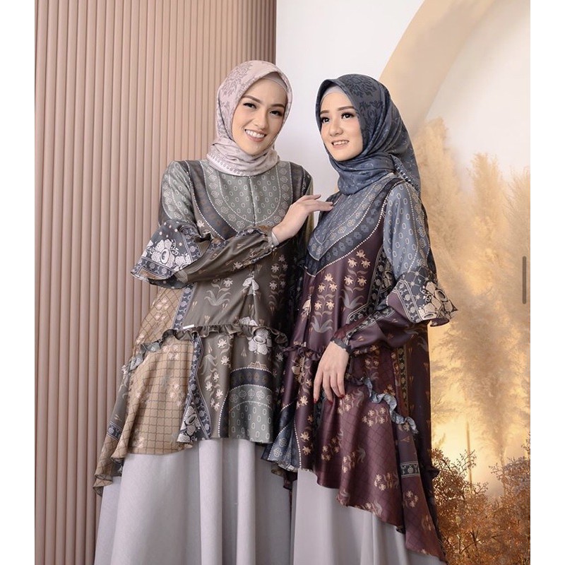 [Open custom] Culturechic - Padma tunik - Rafflesia series wearing kl*mby