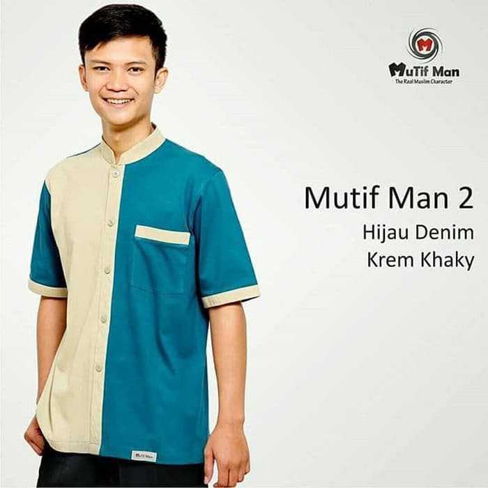 BAJU KOKO KAOS MUTIF MAN MM 02 || Ori Mutif Damoza Upmore