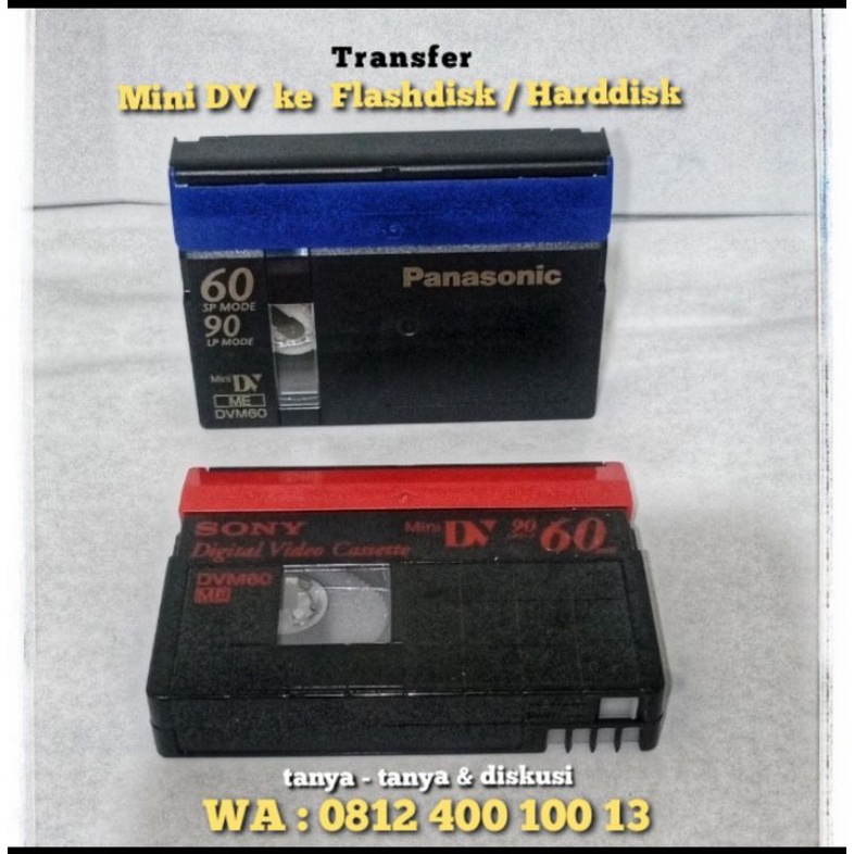 Transfer Kaset Mini Dv handycam