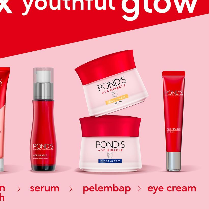 POND'S AGE MIRACLE NIGHT DAY CREAM 50 G ORIGINAL PONDS 50G MALAM SIANG SERUM FOAM ESSENCE WHIP EYE C