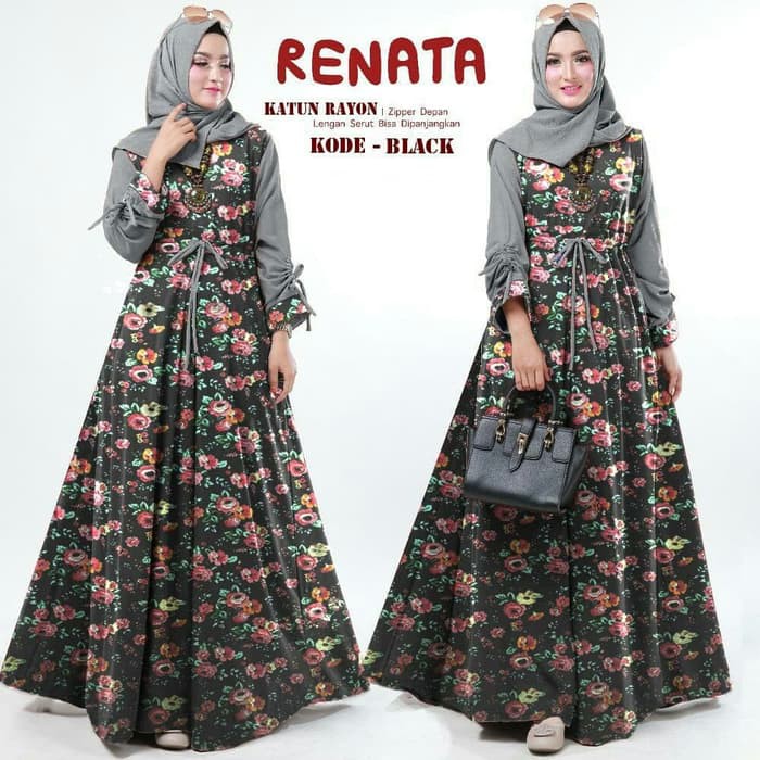 MEYRANI GAMIS BAHAN MOSTCREPE PREMIUM KOMBI CAPE BROCADE GLITTER CUMA 175.000 I.10224639.122986221