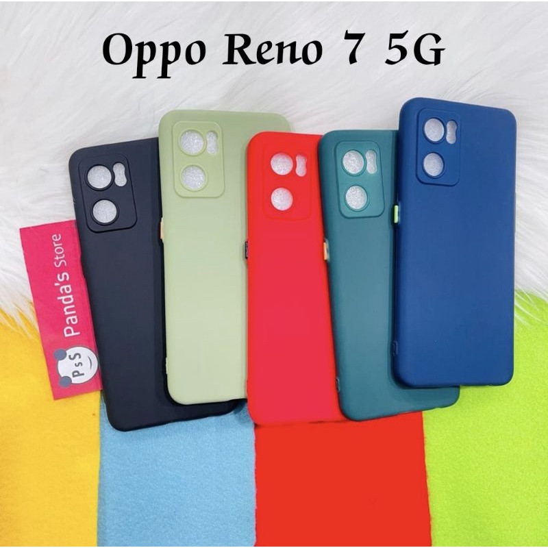 Case Oppo Reno 7 5G (New) Babycase + Pelindung Kamera, Makaron Full Color (PsS)