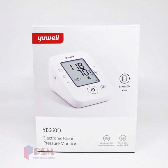 [TERMURAH] Tensimeter Digital Yuwell 660 B / Tensi Digital Alat Cek Tekanan Darah - YE 660 D [TERLARIS]