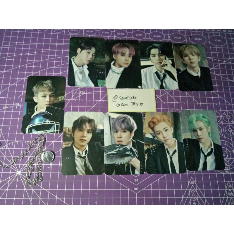 PC NCT U Pendant Necklace Let's play ball Doyoung Jungwoo Mark Jeno Jaemin Haechan Xiaojun Shotaro Y