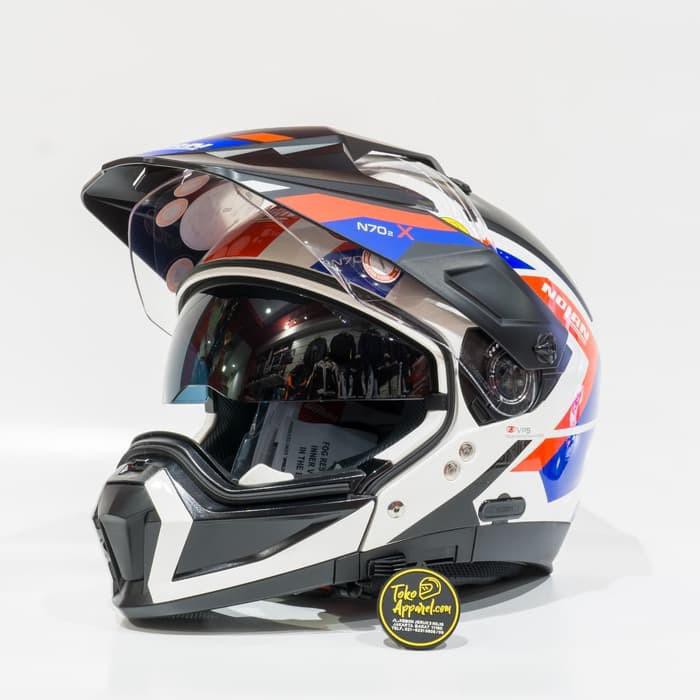 HELM NOLAN N70.2 X GRANDES ALPES METAL WHITE 26