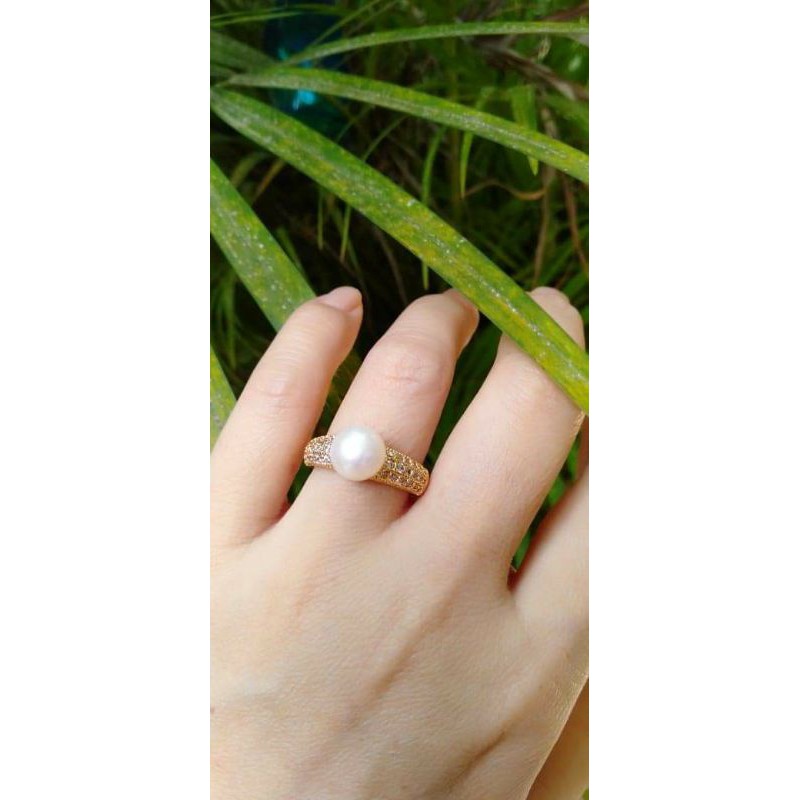 CINCIN MUTIARA LOMBOK MUTIARA AIR TAWAR ASLI LOMBOK