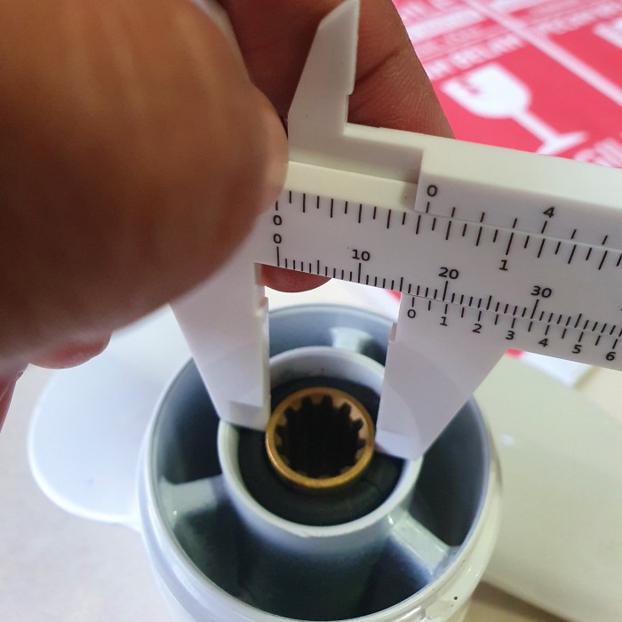 Kipas Baling Baling Propeller Mesin Tempel Yamaha Parsun 4 5 6 PK OEM - Ukuran 7.8 x 8