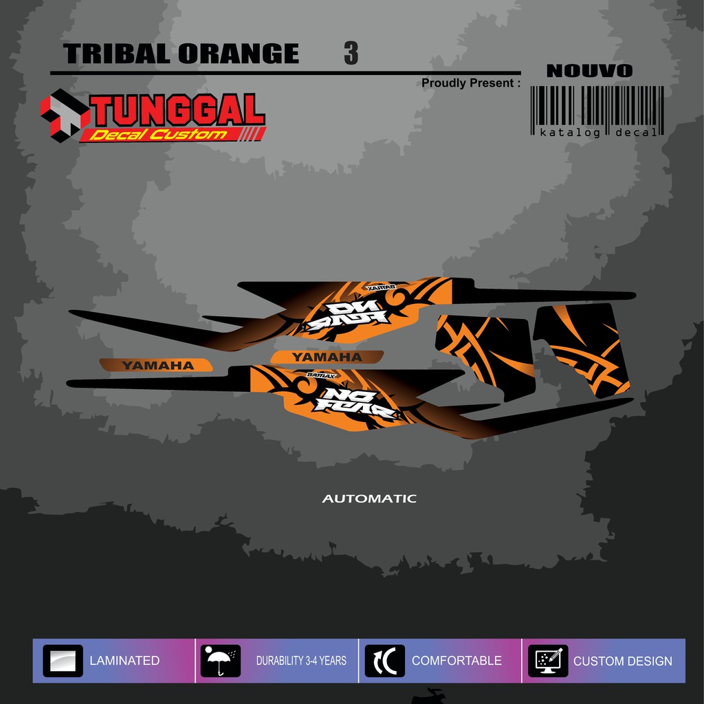 DECAL CUSTOM YAMAHA NOUVO