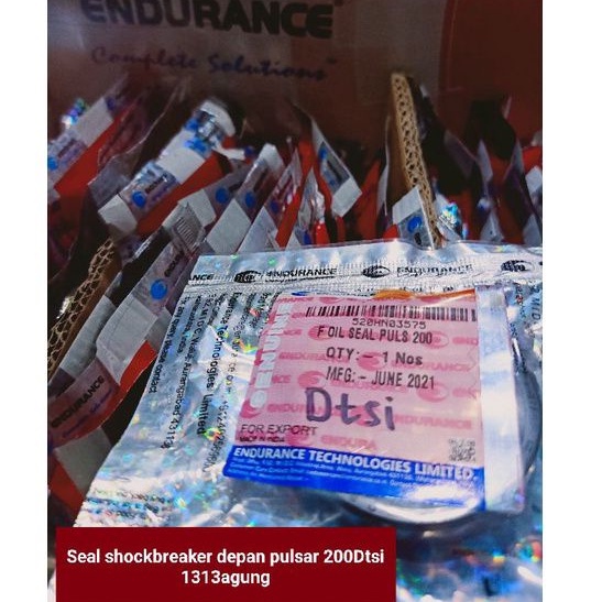 Seal shock depan bajaj pulsar 200 Dtsi/old Original (1 buah) as 33