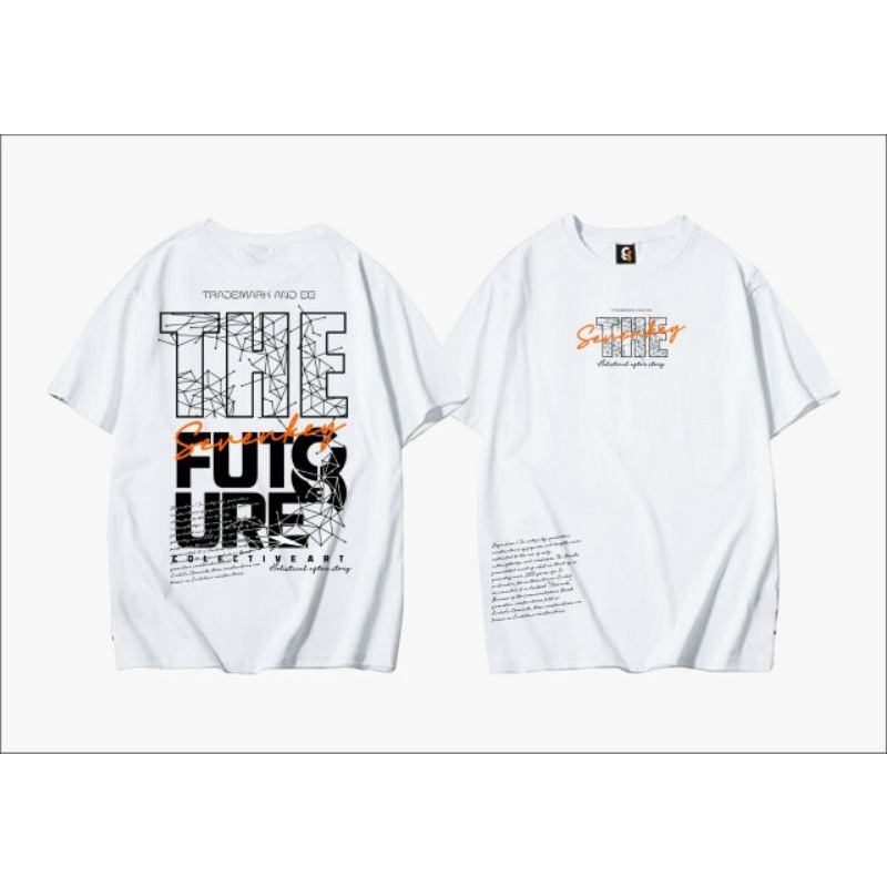 (COD) TSHIRT NEXTIME & SEVENKEY WHITE