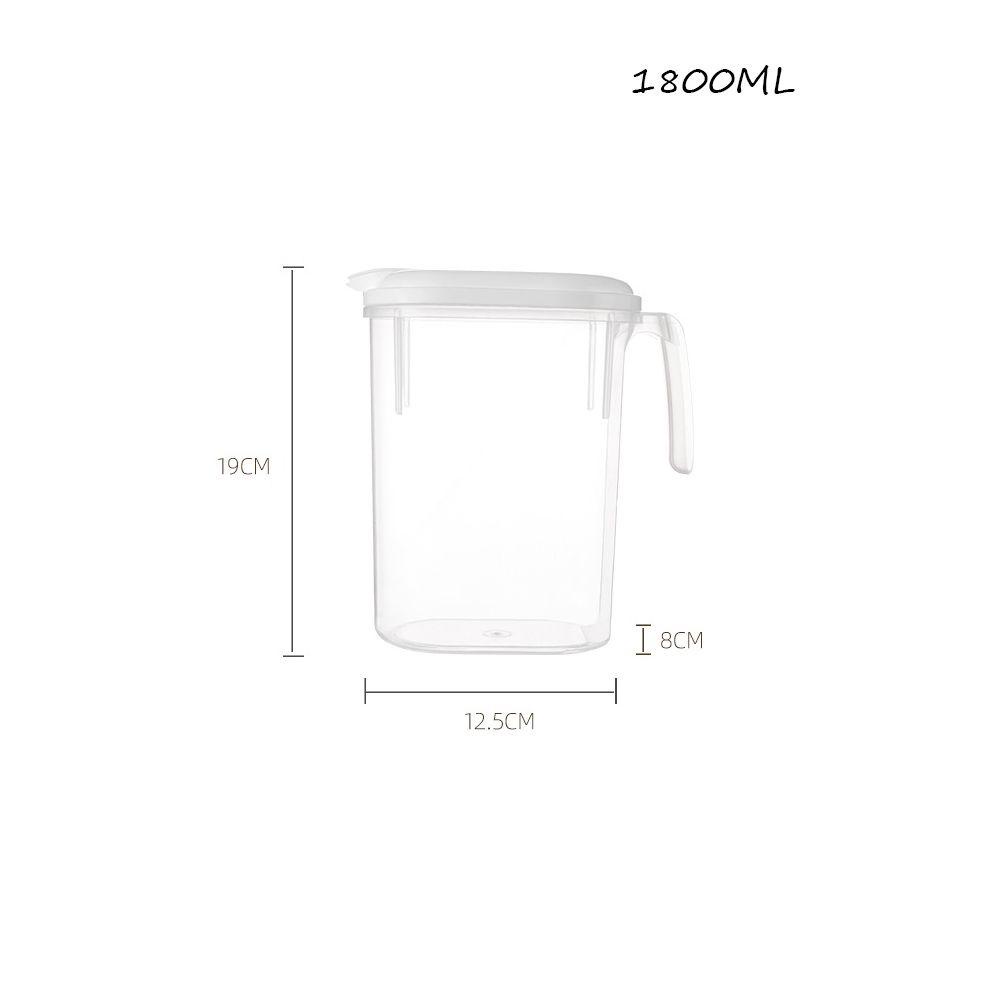 Solighter Cold Kettle Household Juice Zapper White Drinkware Pot Kapasitas Besar Plastik Juice Jug