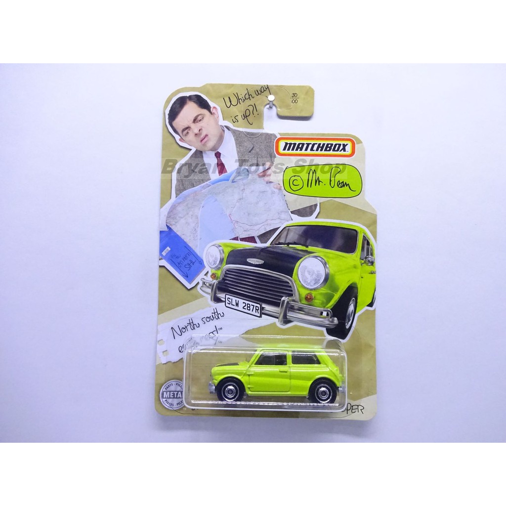Matchbox Mini Cooper Mr Bean Hijau