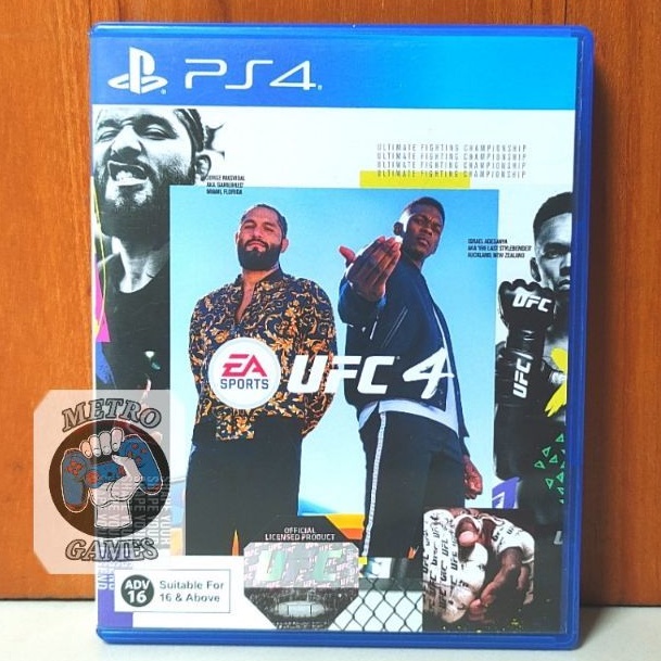 UFC 4 PS4 Kaset Playstation PS 4 5 Original Sony Ufc4 Game CD BD Games Gulat bebas khabib nurmagomedov mc gregor mcgregor bluray MMA bluray new smackdown region 3 asia reg ps5 asian r3 second seken bekas ori smack down 2nd smackdawn ufc3 dawn tinju boxing