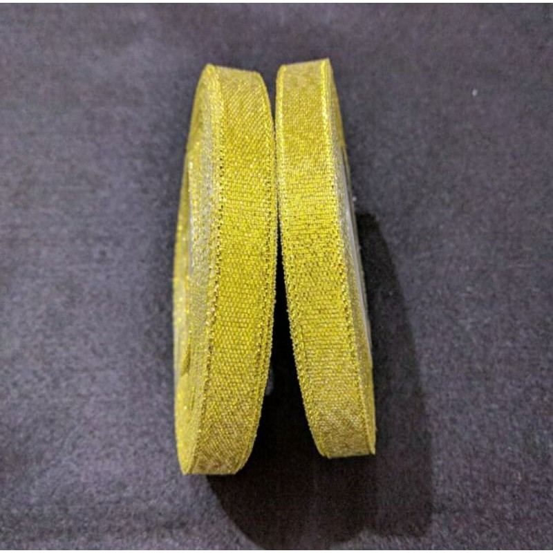 

dijual per roll: Pita metalik atau glitter 1 cm dan 2 cm