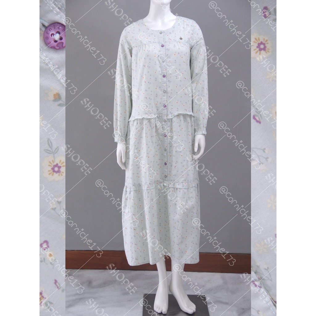 Corniche Anata Dress Pastel Green - TP501509