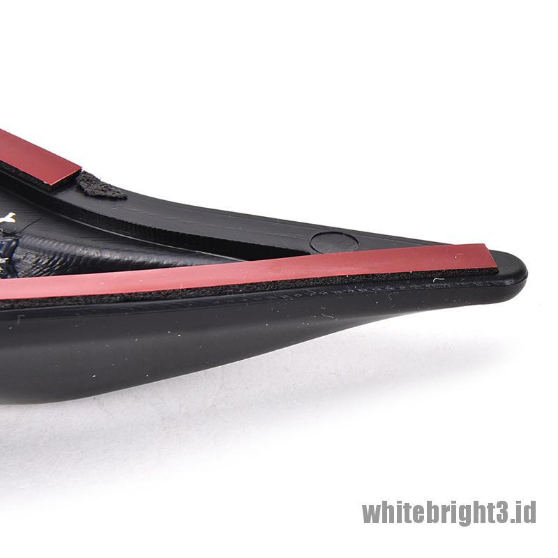 2 pcs Simulasi Ventilasi Udara Samping Mobil Warna Putih