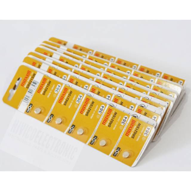 Baterai MAXELL SILVER OXIDE 364 SR621SW