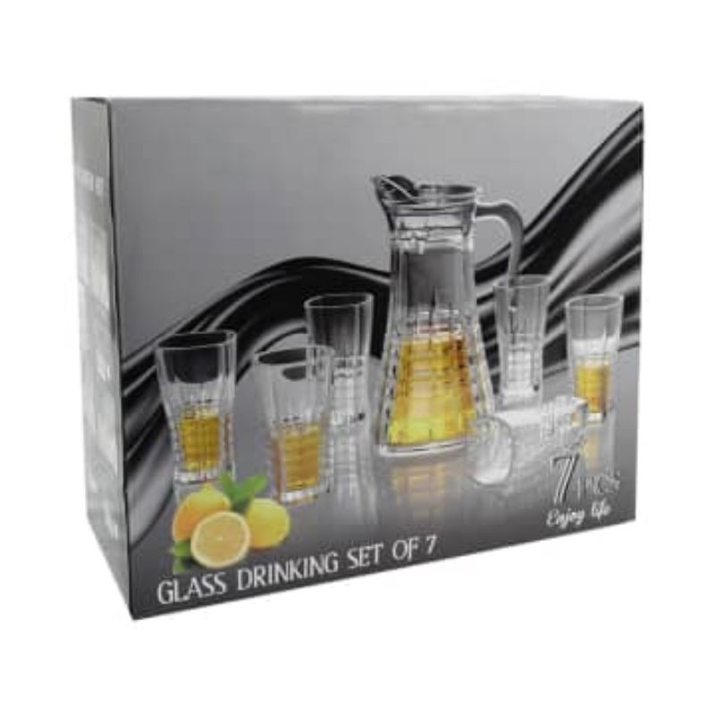 Appetite Set 7 Pcs Labuki Teko Minum & Gelas

