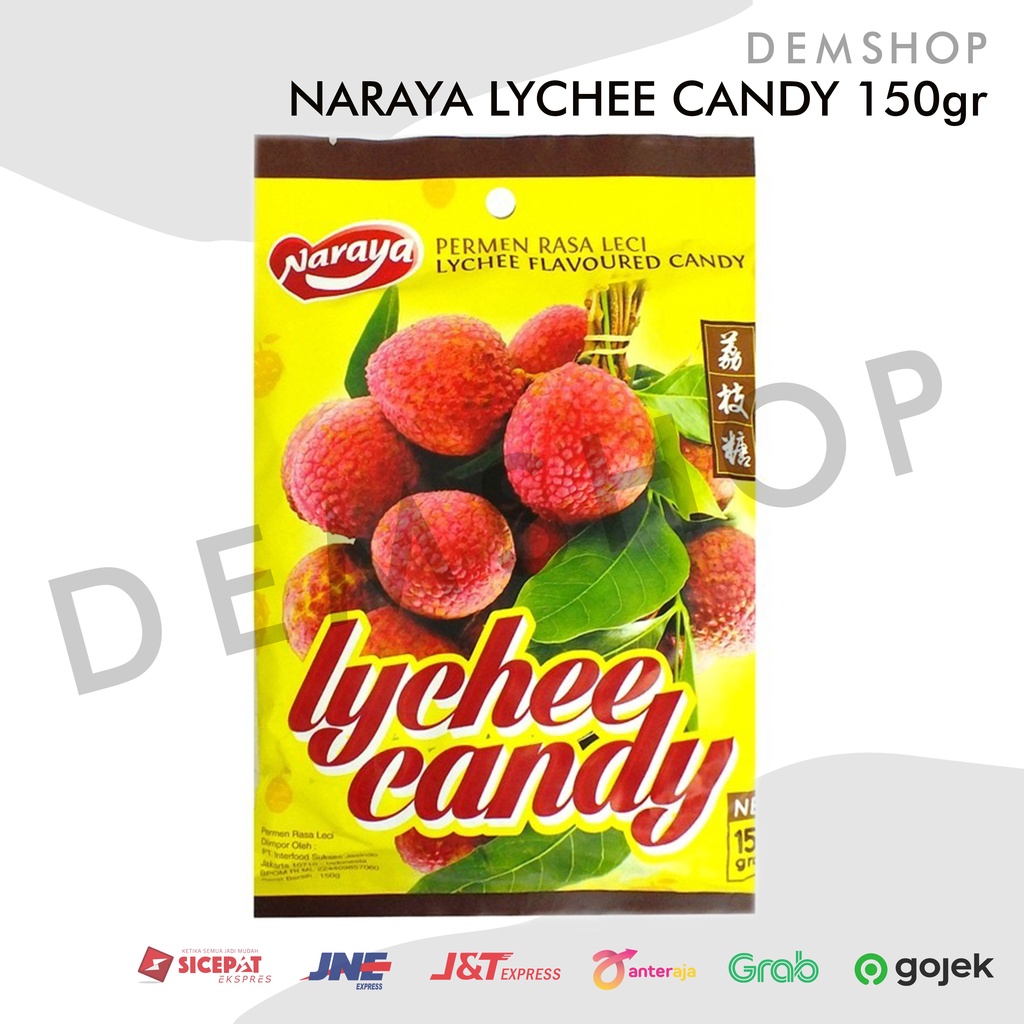 

Naraya Lychee Candy 150gr permen rasa leci import