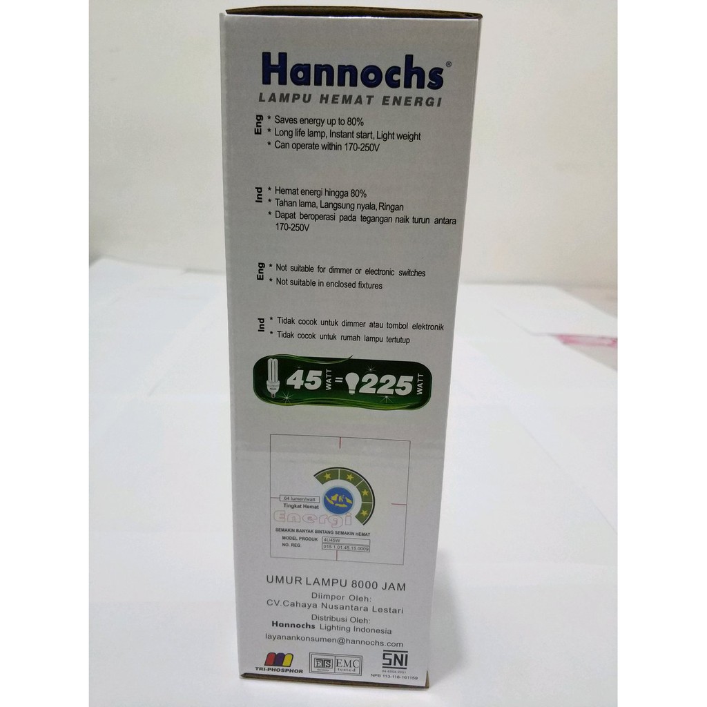 LAMPU HANNOCH 45W 45WATT 45 W 4U - LAMPU HANNOCHS 45W 45WATT 45 W 4U