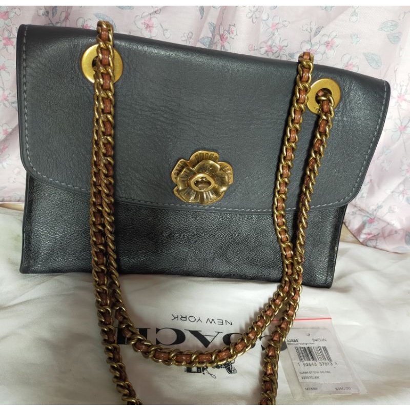 preloved coach parker midnight navy (butik)