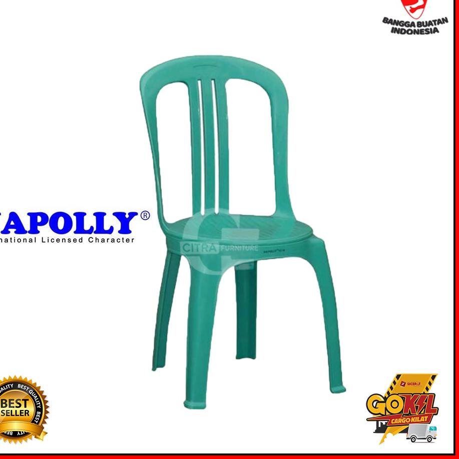 Napolly | Kursi Plastik sandaran Napoly Big 101 | Kursi senderan AHI RG Bestseller