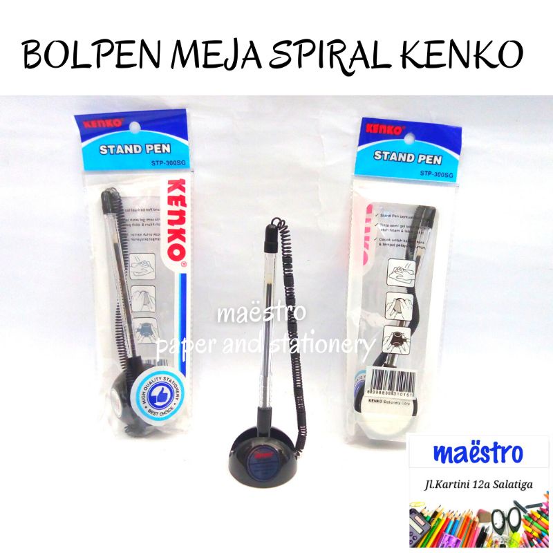 

Kenko Stand Pen STP-300SG / Pena Meja Spiral Kenko