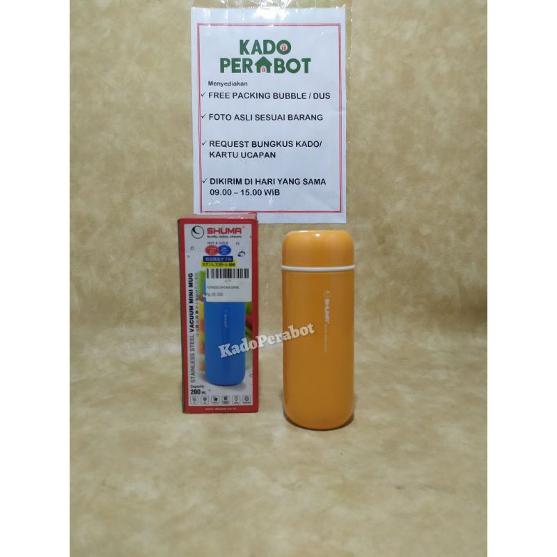 thermos SHUMA 200ml - thermos kecil- thermos orang tua - botol termos