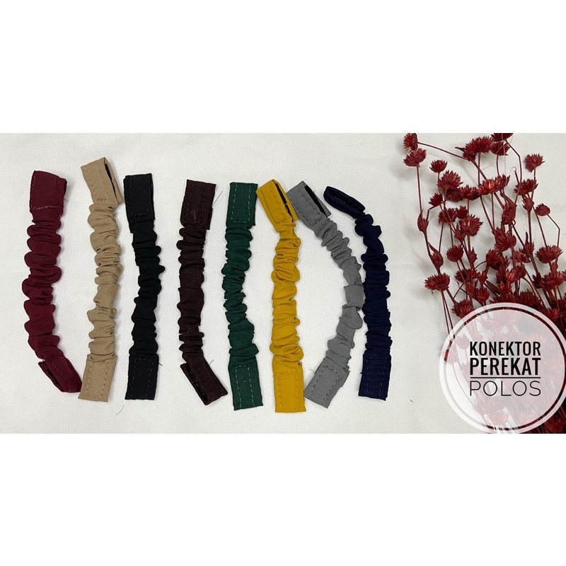 DAPAT 10 PCSCEMOL KUNCIRA  CEPOL SCRUNCHIE JILBAB/IKAT RAMBUT