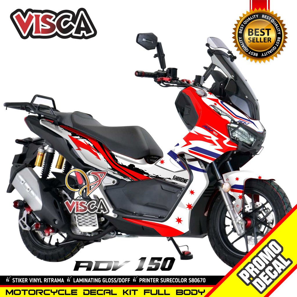 Decal Adv 150 Full Body Stiker Adv 150 Full Body Stiker Motor Honda Adv 150 Full Body Decal Hologram