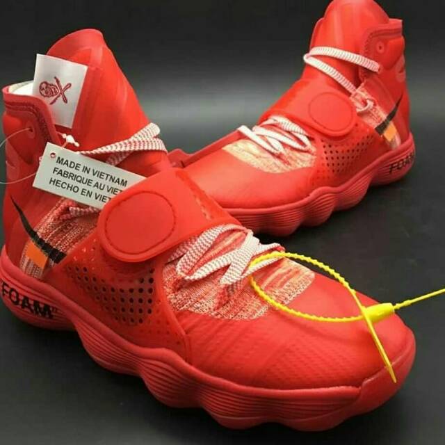 hyperdunk off white red