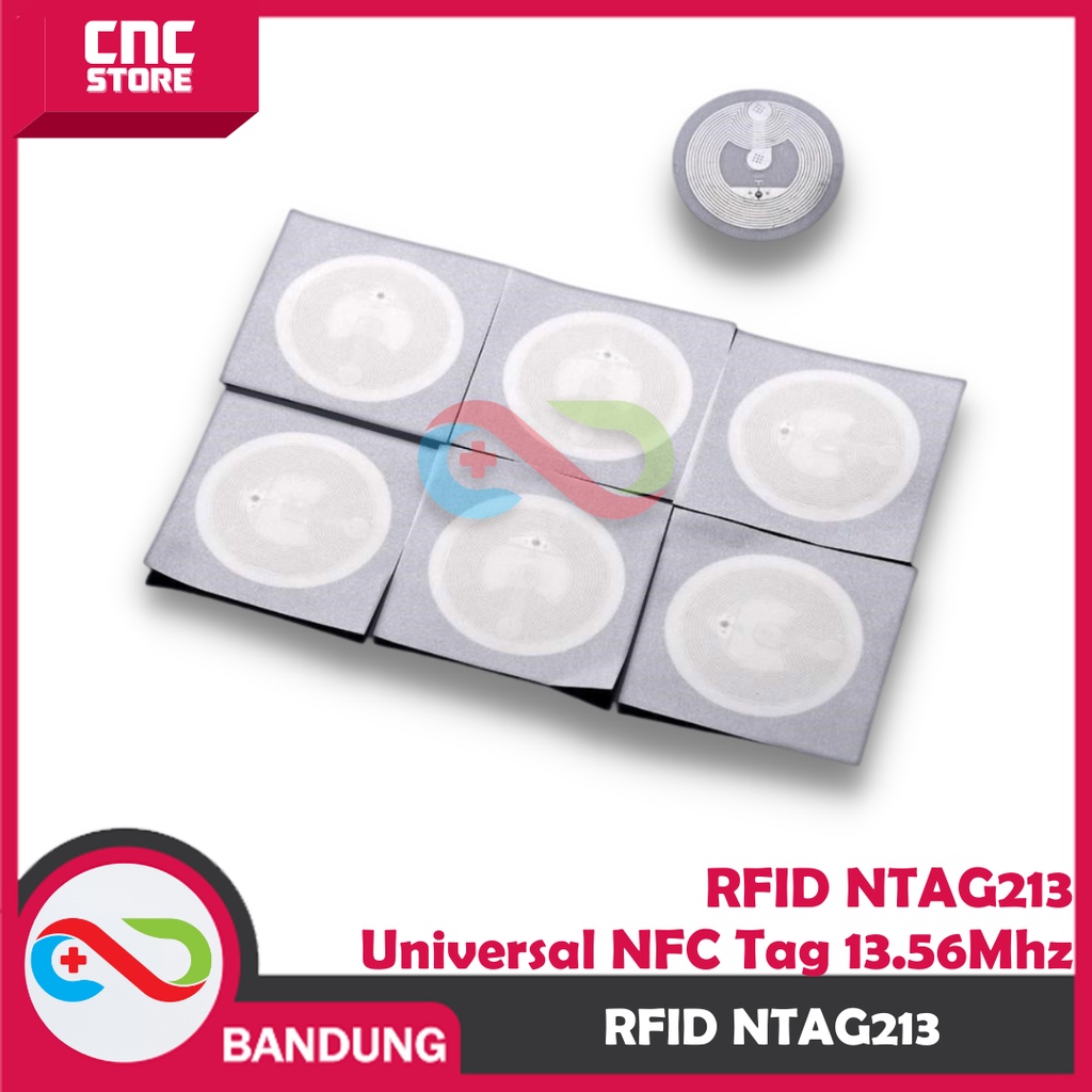 RFID NTAG213 UNIVERSAL NFC TAG 13.56MHZ ISO14443A NTAG 213 STICKER LABEL RF