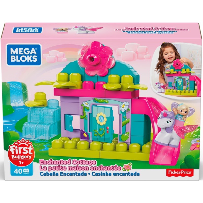 Mega Bloks Megabloks Mega Blocks Megablocks Flower Fairies Enchanted Cottage