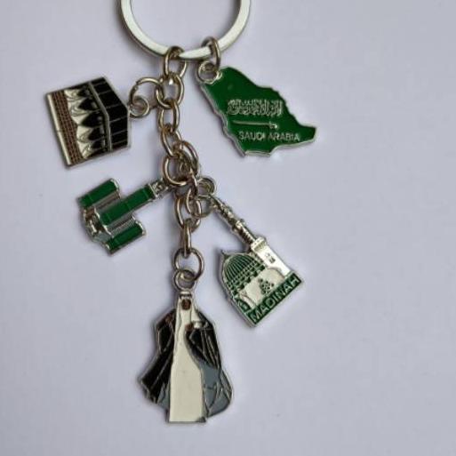 ♨ Souvenir gantungan kunci Mekkah Madinah oleh oleh negara Saudi Arabia ♕