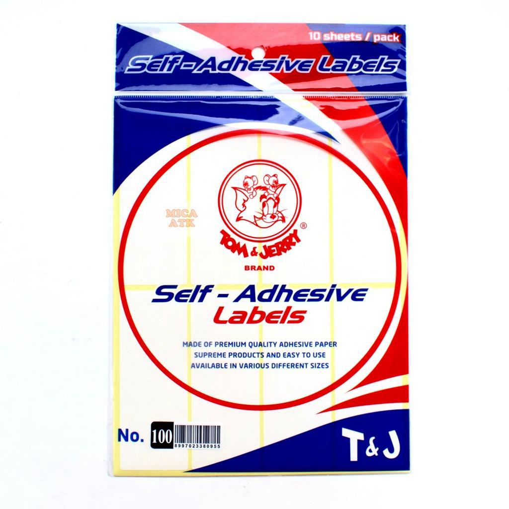 

TOM AND JERRY Label Paper No. 100 [ PACK ]